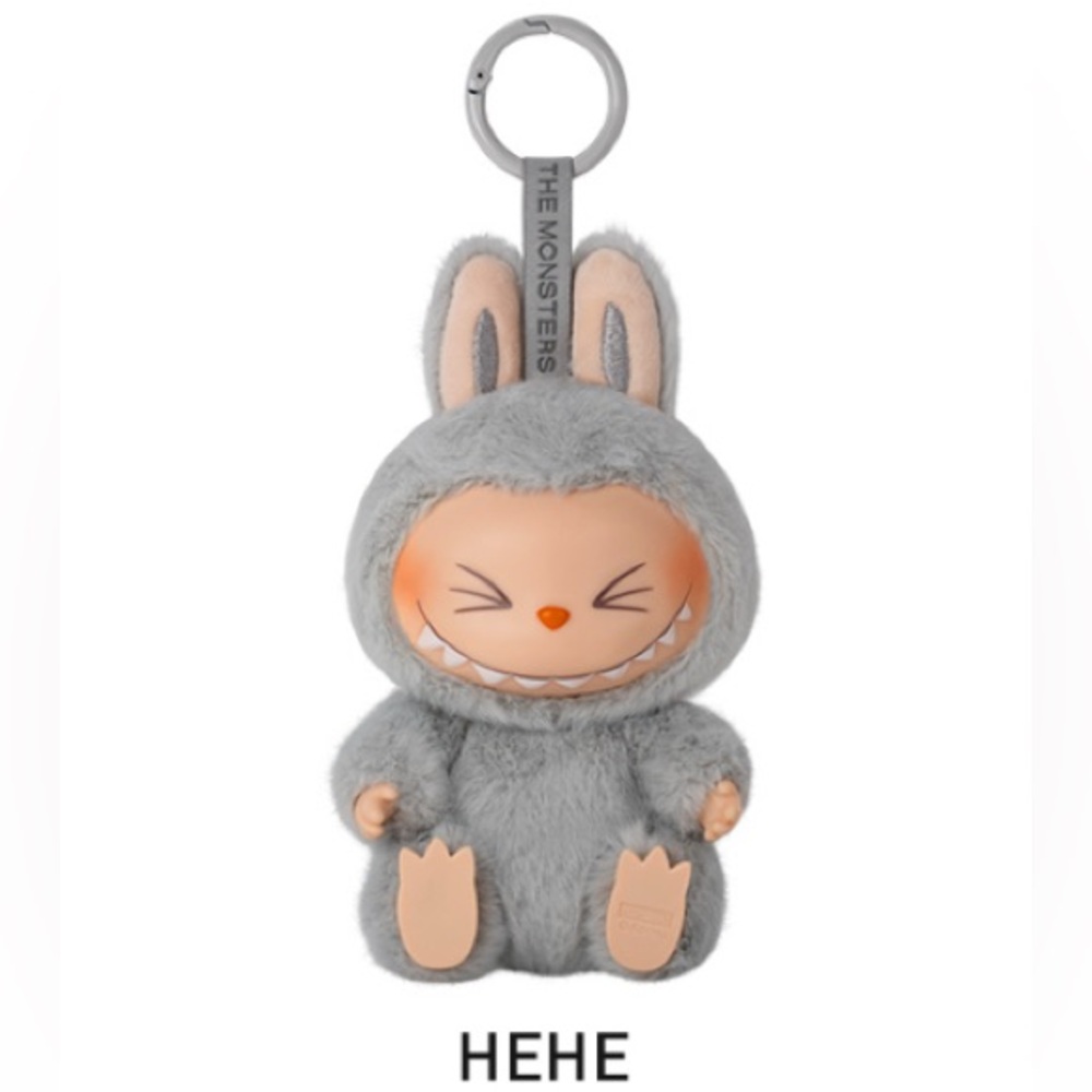Have a Seat QuQu Plush Pendant Labubu V2. Newer version comes in dust bag.